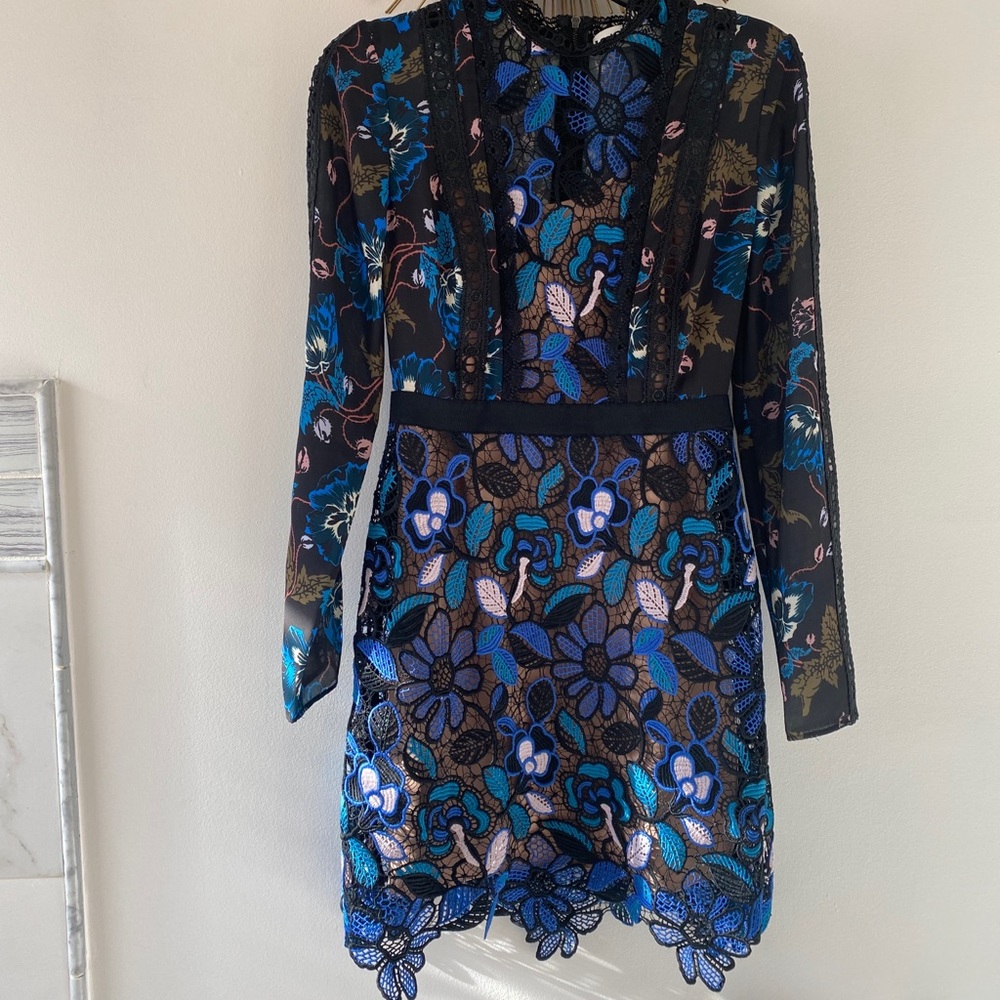 Self Portrait Maxine Guipure Floral Lace D… - Picture 6 of 14